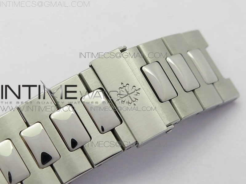 NAUTILUS 5726 SS GRF 1:1 BEST EDITION GRAY DIAL WORKING ANNUAL CALENDARON SS BRACELET A.324 V2